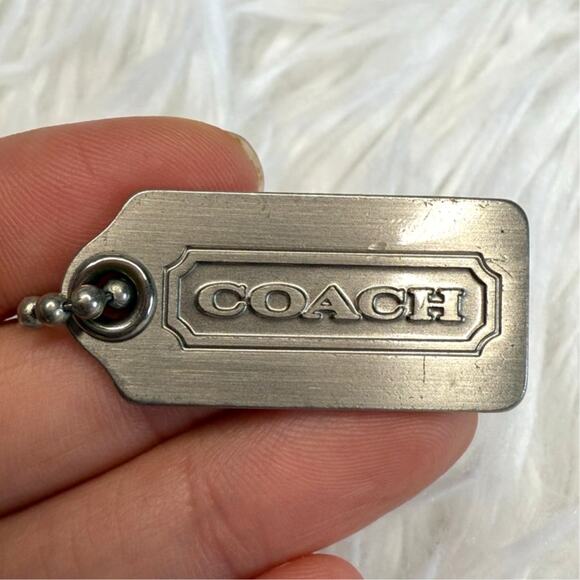 1” COACH  Fob Bag Charm Hang tag Hangtag - Picture 1 of 2